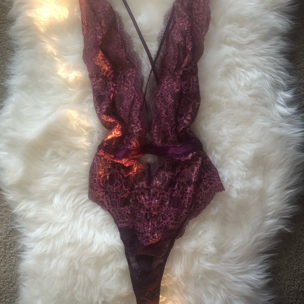 Victoria’s Secret lace plunge lingerie